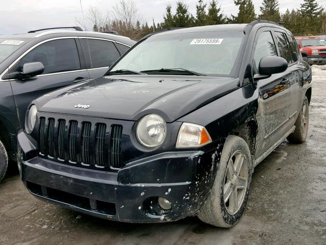 1J8FF47W88D614351 - 2008 JEEP COMPASS SP Қара фото 2
