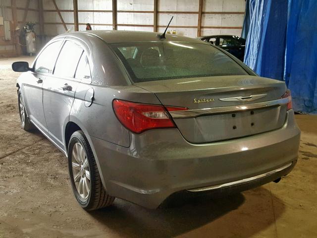 1C3CCBBB8DN580495 - 2013 CHRYSLER 200 TOURIN GRAY photo 3