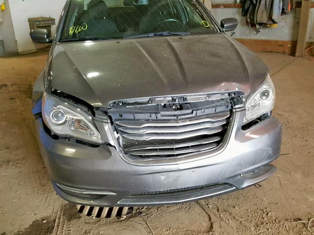 1C3CCBBB8DN580495 - 2013 CHRYSLER 200 TOURIN GRAY photo 9