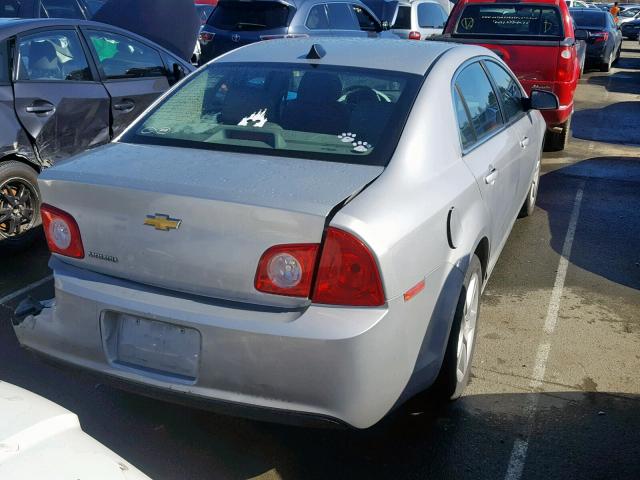 1G1ZB5E09CF113771 - 2012 CHEVROLET MALIBU LS SILVER photo 4