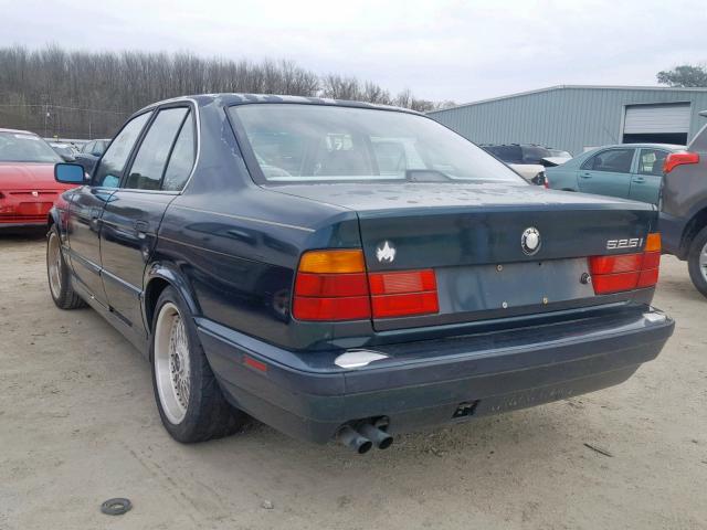 WBAHD6328SGK55543 - 1995 BMW 525 I AUTO GREEN photo 3