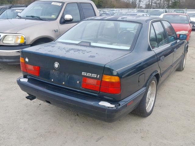 WBAHD6328SGK55543 - 1995 BMW 525 I AUTO GREEN photo 4