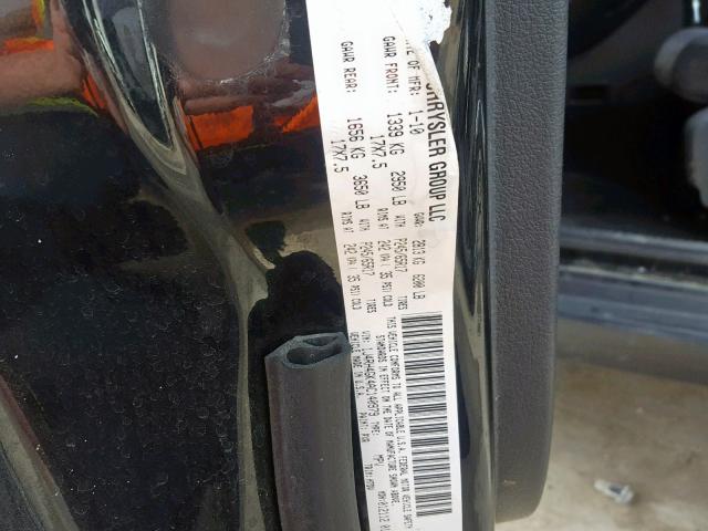 1J4RH4GK4AC140979 - 2010 JEEP COMMANDER BLACK photo 10