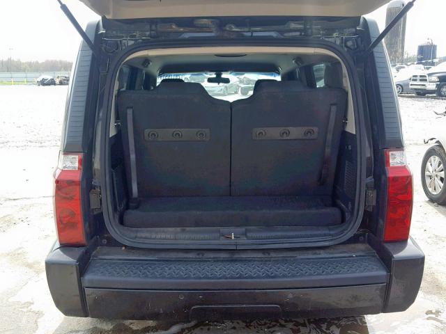 1J4RH4GK4AC140979 - 2010 JEEP COMMANDER BLACK photo 9