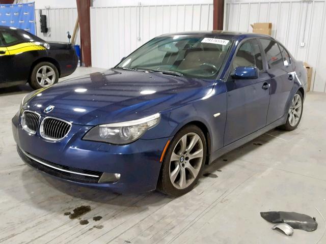 WBANW13598CZ75489 - 2008 BMW 535 I BLUE photo 2