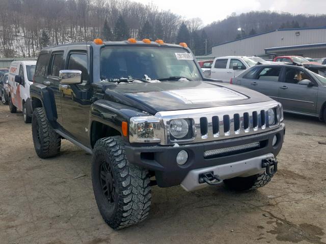 5GTEN13E598143246 - 2009 HUMMER H3 BLACK photo 1