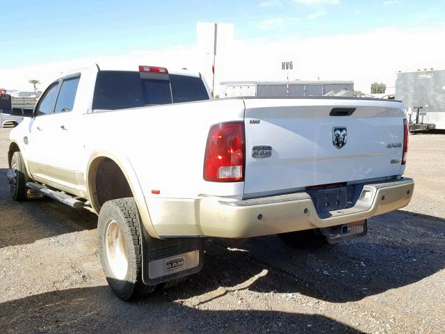 3C63DRKL9CG189977 - 2012 DODGE RAM 3500 L WHITE photo 3