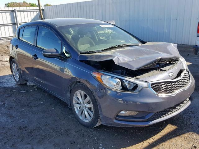 KNAFX5A83G5493934 - 2016 KIA FORTE EX GRAY photo 1