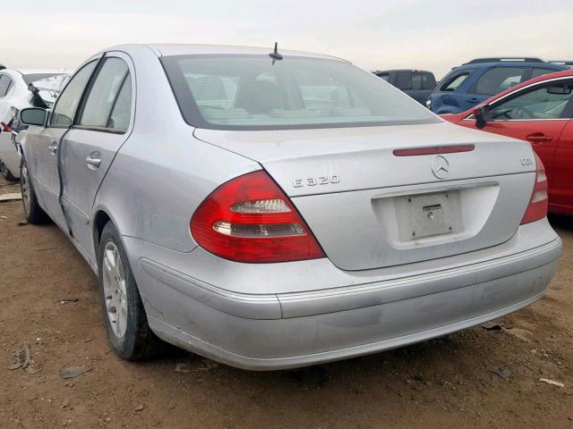 WDBUF26J76A978461 - 2006 MERCEDES-BENZ E 320 CDI SILVER photo 3