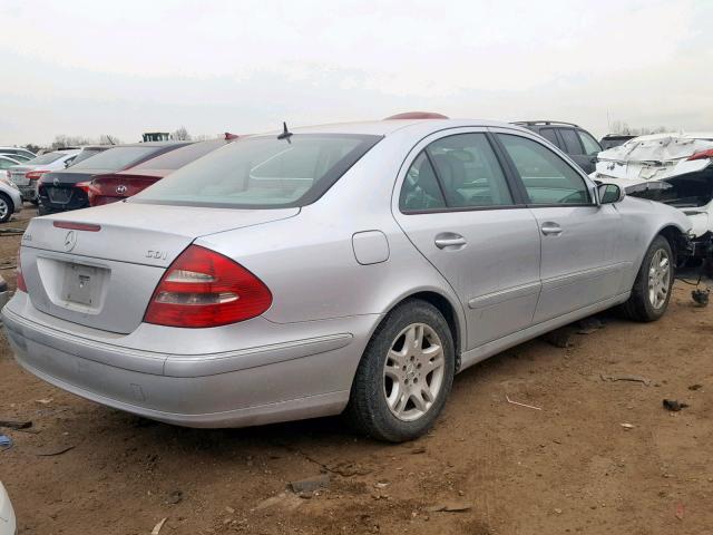 WDBUF26J76A978461 - 2006 MERCEDES-BENZ E 320 CDI SILVER photo 4