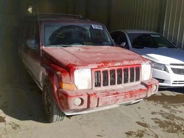 1J8HG48NX6C132964 - 2006 JEEP COMMANDER ბურგუნდია ფოტო 1
