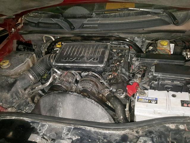 1J8HG48NX6C132964 - 2006 JEEP COMMANDER ბურგუნდია ფოტო 7