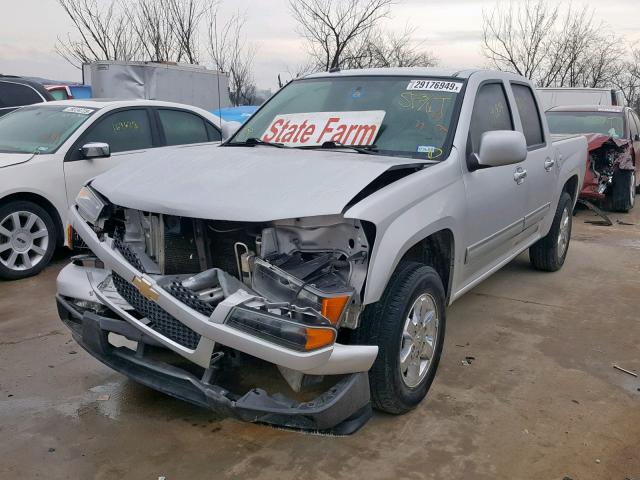 1GCDSCF98C8106897 - 2012 CHEVROLET COLORADO L SILVER photo 2