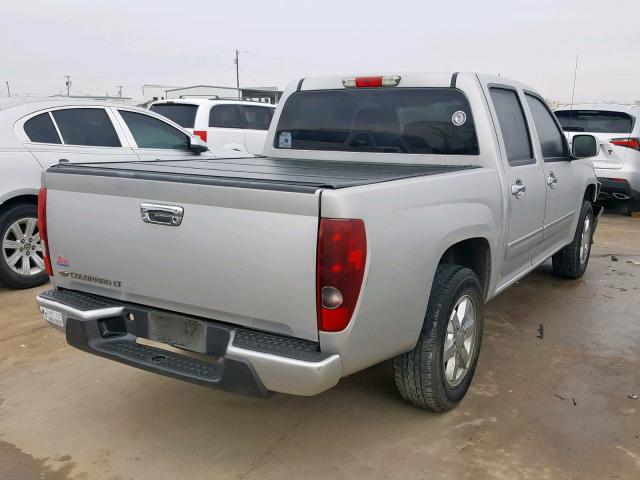 1GCDSCF98C8106897 - 2012 CHEVROLET COLORADO L SILVER photo 4