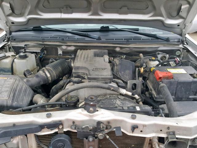 1GCDSCF98C8106897 - 2012 CHEVROLET COLORADO L SILVER photo 7