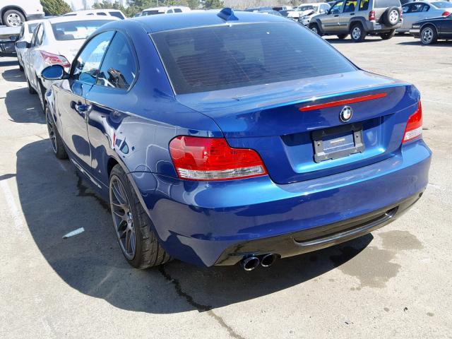 WBAUC735X9VK80127 - 2009 BMW 135 I BLUE photo 3