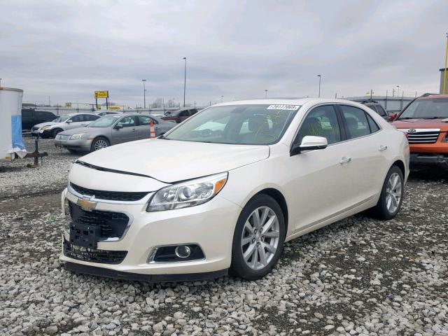 1G11H5SL9EF161431 - 2014 CHEVROLET MALIBU LTZ WHITE photo 2