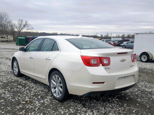 1G11H5SL9EF161431 - 2014 CHEVROLET MALIBU LTZ WHITE photo 3