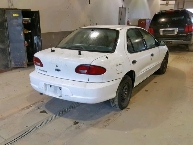 1G1JF5242Y7444878 - 2000 CHEVROLET CAVALIER L WHITE photo 4