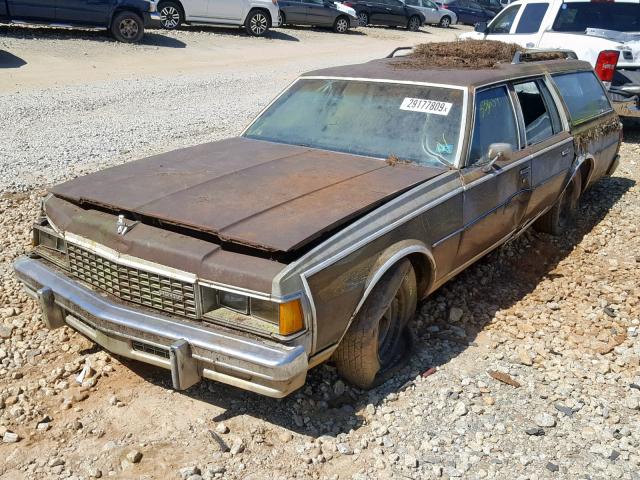 1H35L8J344926 - 1978 CHEVROLET CAPRICE SILVER photo 2