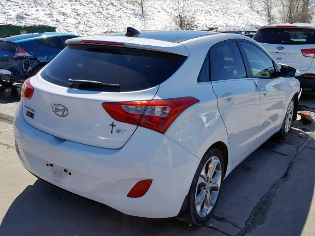 KMHD35LE7DU150517 - 2013 HYUNDAI ELANTRA GT WHITE photo 4