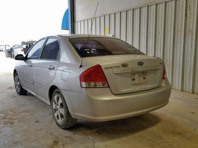 KNAFE121185495683 - 2008 KIA SPECTRA EX SILVER photo 3