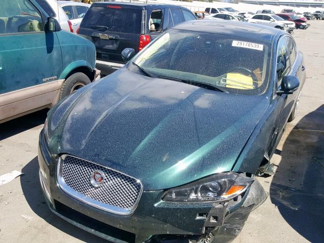 SAJWA0F71F8U52403 - 2015 JAGUAR XF 3.0 SPO GREEN photo 2