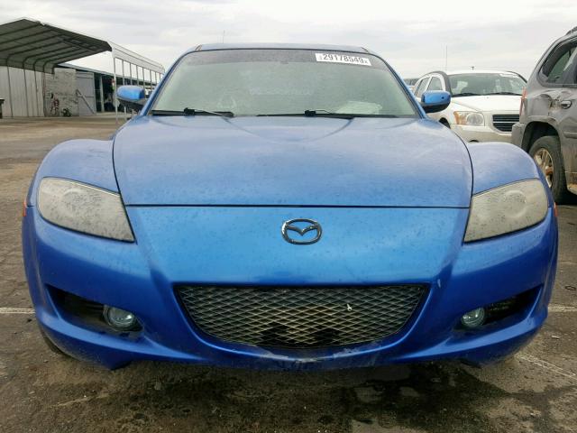 JM1FE17N450159484 - 2005 MAZDA RX8 BLUE photo 9