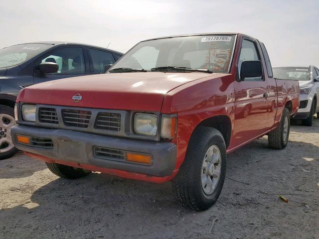 1N6SD16S2TC363248 - 1996 NISSAN TRUCK KING RED photo 2