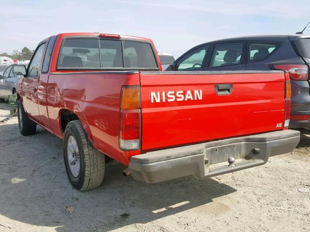 1N6SD16S2TC363248 - 1996 NISSAN TRUCK KING RED photo 3