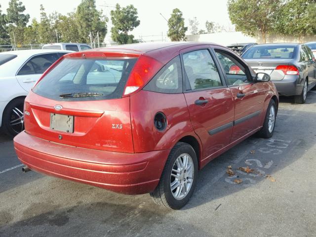 3FAFP37313R132962 - 2003 FORD FOCUS ZX5 BURGUNDY photo 4