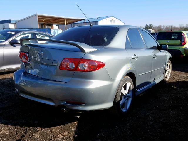 1YVHP80DX55M29845 - 2005 MAZDA 6 S SILVER photo 4