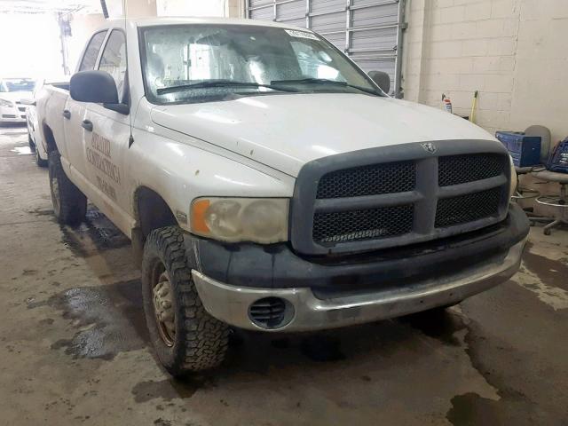 3D7KU28D83G721205 - 2003 DODGE RAM 2500 S WHITE photo 1