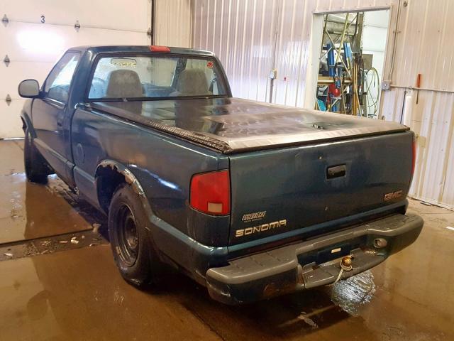 1GTCS1446W8503648 - 1998 GMC SONOMA GREEN photo 3