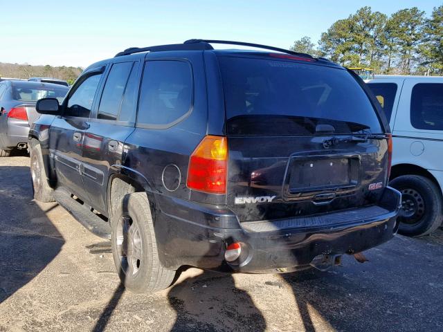 1GKDS13S342279229 - 2004 GMC ENVOY BLACK photo 3