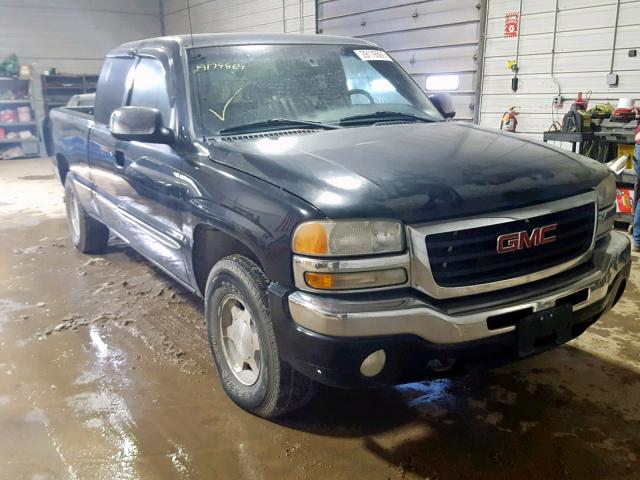 1GTEK19T74E340600 - 2004 GMC NEW SIERRA BLACK photo 1