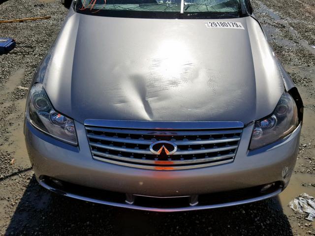 JNKAY01EX7M300833 - 2007 INFINITI M35 BASE SILVER photo 7