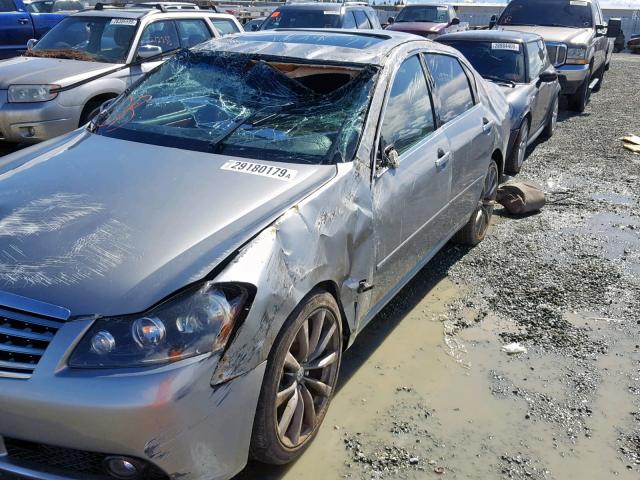 JNKAY01EX7M300833 - 2007 INFINITI M35 BASE SILVER photo 9