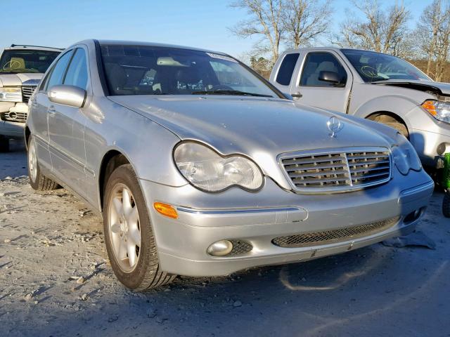 WDBRF61J21F113669 - 2001 MERCEDES-BENZ C 240 SILVER photo 9