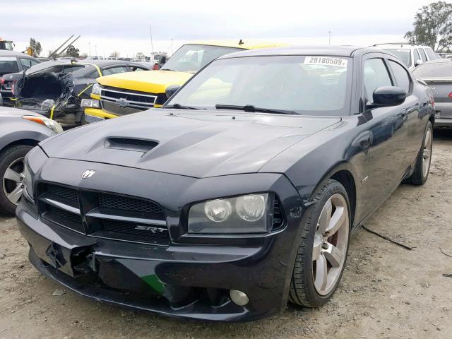 2B3KA73W17H730862 - 2007 DODGE CHARGER SR BLACK photo 2