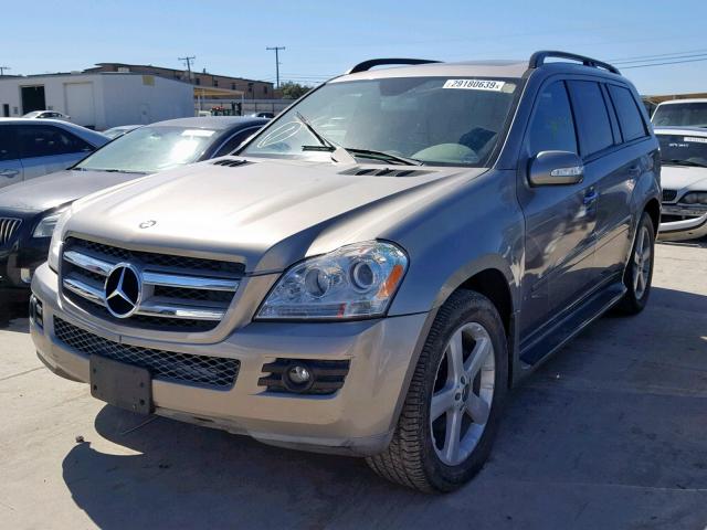 4JGBF71E37A185445 - 2007 MERCEDES-BENZ GL 450 4MA GRAY photo 2