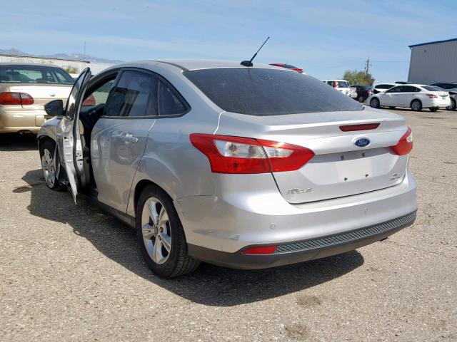 1FADP3F20EL185623 - 2014 FORD FOCUS SE SILVER photo 3