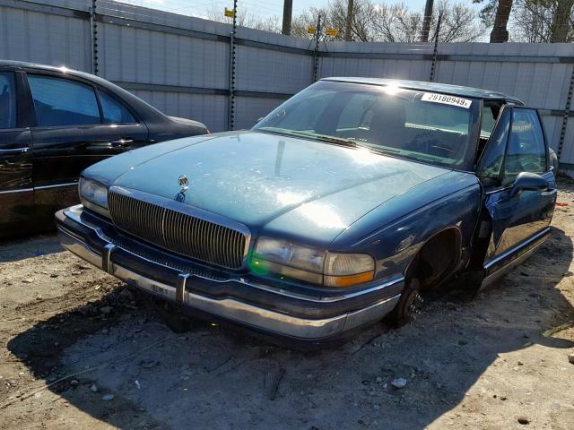 1G4CW53L1P1624842 - 1993 BUICK PARK AVENU BLUE photo 2