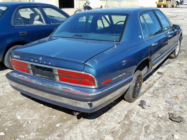 1G4CW53L1P1624842 - 1993 BUICK PARK AVENU BLUE photo 4