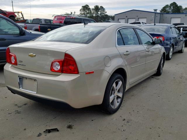 1G1ZC5E12BF314366 - 2011 CHEVROLET MALIBU 1LT 金色 照片 4