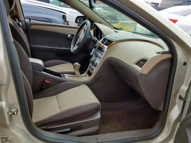 1G1ZC5E12BF314366 - 2011 CHEVROLET MALIBU 1LT 金色 照片 5