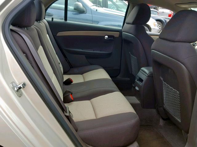 1G1ZC5E12BF314366 - 2011 CHEVROLET MALIBU 1LT 金色 照片 6