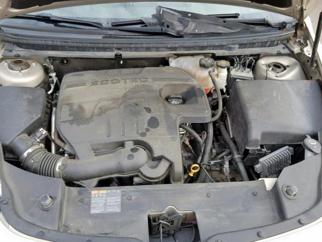 1G1ZC5E12BF314366 - 2011 CHEVROLET MALIBU 1LT 金色 照片 7