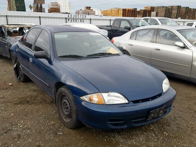 1G1JF524427283280 - 2002 CHEVROLET CAVALIER L BLUE photo 1