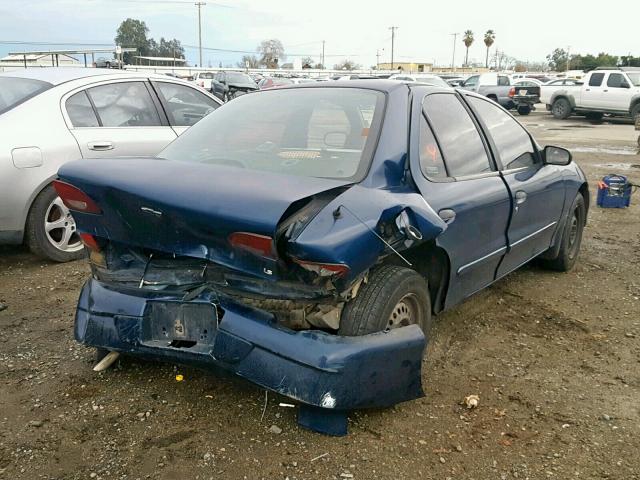 1G1JF524427283280 - 2002 CHEVROLET CAVALIER L BLUE photo 4